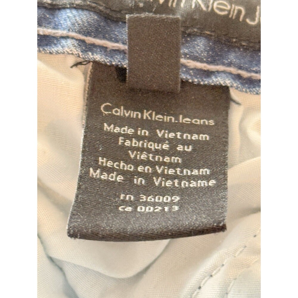Calvin Klein Jeans Flare Fit Bootcut Blue Jeans Women’s Size 27/4 RN 36009 - Picture 12 of 13